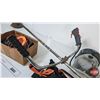 Image 8 : Husqvarna Weed Trimmer (Gas Powered) : 125R  c/w Face Shield, Harness, Leather Gloves