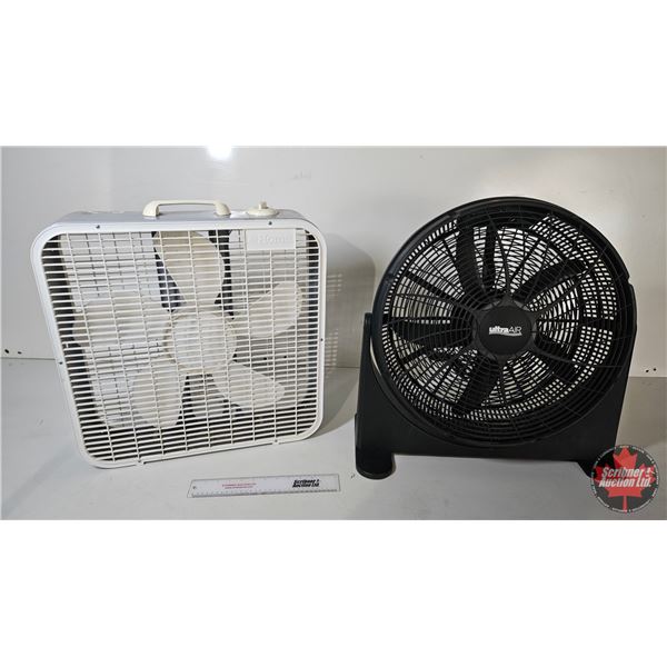 Electric Fans (2) : (22"H x 22"W)