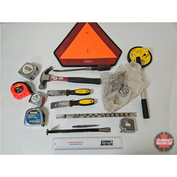 Grouping : SMV Sign; Tape Measures; Distance Measure Wheel (in feet) ; etc!