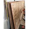 Image 1 : Lumber - Variety : 4x8 Sheets Total (12) - 3/8" OSB (8) - 3/4" Plywood (1) - 1/8" Panel Board (2) - 