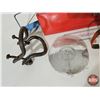 Image 3 : Tool Box w/Contents : Magnets, Pulley, Oiler, Metal Pieces, VW Hub Cap