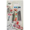 Image 2 : Variety Grouping : - Rain Gauges - Sanding Sponge - Respirator - Paint Brushes - Screws - etc!