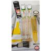 Image 4 : Variety Grouping : - Rain Gauges - Sanding Sponge - Respirator - Paint Brushes - Screws - etc!