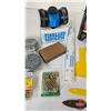 Image 5 : Variety Grouping : - Rain Gauges - Sanding Sponge - Respirator - Paint Brushes - Screws - etc!