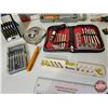 Image 6 : Grouping : 100ft Tape Measure; Precision Screw Drivers; Hanging Scale; Drill Bits; Multi Purpose Non