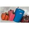 Image 3 : Variety Gas / Water Jugs-Cans (7) : - Vintage Metal Gas Cans (4) - Jerry Cans (2) - Water Jug (1)