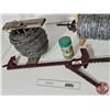 Image 3 : Fencing Grouping : Barbwire ; Fence Staples ; Fence Stretcher