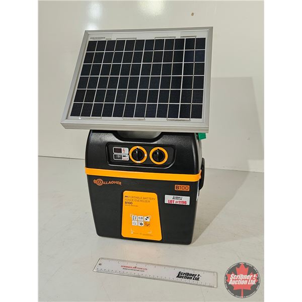 "Gallagher" Portable Battery Fence Energizer B100 (Un-used / No Battery) (Measures: 24"H)