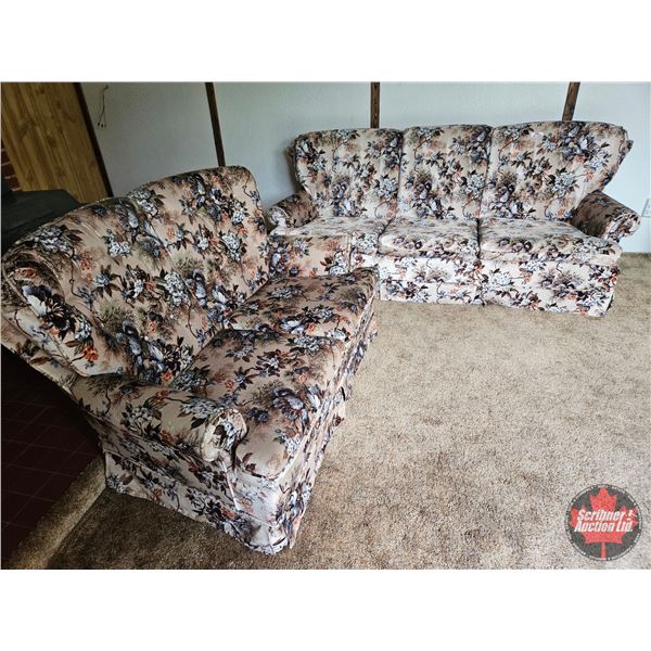 Vintage Couch & Love Seat