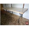 Image 1 : Folding Table (made from Solid Core Door) (Measures: 31"H x 77"W x 32"D)