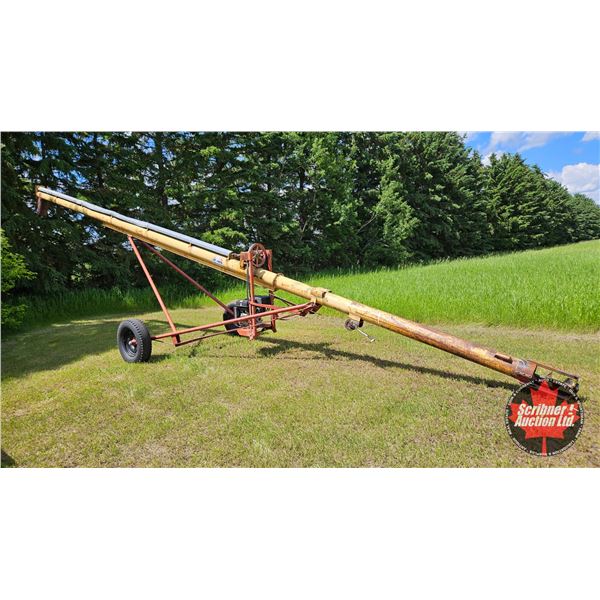 AUGER : Westfield 7" x 36ft Grain Auger w/10hp Engine