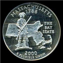 2000S US MA Silver Quarter Graded NGC PR69 DCAM (COI-5426)