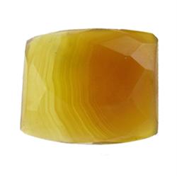 34.6ct Semiprecious Fascinating Chalcedony Gem Square Cut (GEM-21773)