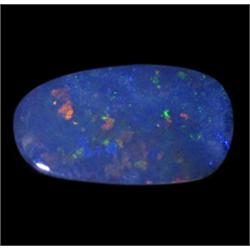2.42ct Australian Black Opal Doublet Full Fire (GEM-22618B)