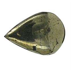 20.2ct Fabulous Cut & Polished Pyrite Gem Pear (GEM-22077)