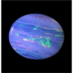 2.92ct Australian Black Opal Doublet Full Fire (GEM-22598A)