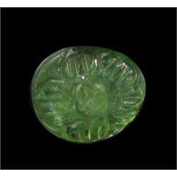 2.20ct. Stunning Green Beautiful Natural Carved Emerald  (GEM-22060)