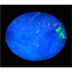 1.29ct Australian Black Opal Doublet Full Fire (GEM-22614D)