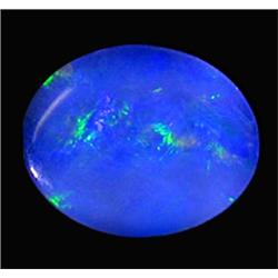 3.89ct Australian Black Opal Doublet Full Fire (GEM-22606B)
