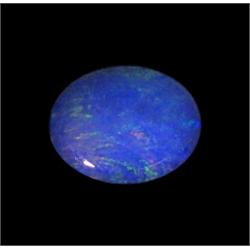 2.21ct Australian Black Opal Doublet Full Fire (GEM-22602A)