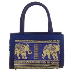 Thai Silk Hand Crafted Elephant Handbag (ACT-218)