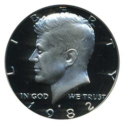 1982S JFK Half Graded PCGS PR69 DCAM (COI-4933)