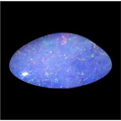 2.7ct Australian Black Opal Doublet Full Fire (GEM-22590C)