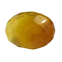 27.98ct Semiprecious Fascinating Chalcedony Gem Oval Cut (GEM-21761)