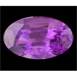 1.16ct Oval Violet Purple Genuine Ceylon Sapphire RARE VVS UNHEATED UNTREATED (GEM-18982)