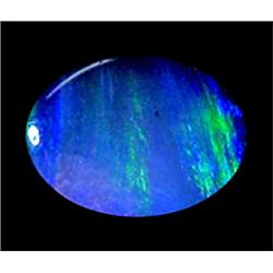 1.29ct Australian Black Opal Doublet Full Fire (GEM-22614A)