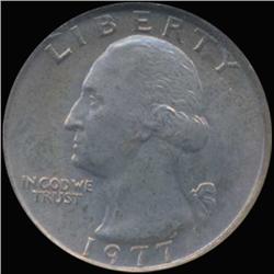 1977 Washington 25c Quarter Coin Graded GEM (COI-6881)