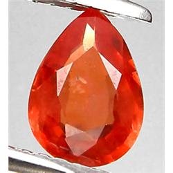 1.01ct Pear Cut Orange Padparascha Sapphire Appraisal Estimate $1212 (GEM-8754)