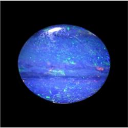 1.84ct Australian Black Opal Doublet Full Fire (GEM-22397B)