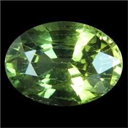 .35Ct Rare Unheated Top Green Sapphire 5X3mm Oval (GMR-0937A)