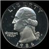 Image 1 : 1986S Washington 25c Proof Quarter Coin Graded ICG PR70 DCAM (COI-6351)