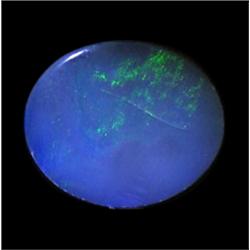 1.49ct Australian Black Opal Doublet Full Fire (GEM-22397E)
