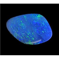 4.27ct Australian Black Opal Doublet Full Fire (GEM-22387B)