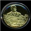 Image 1 : .75oz Franklin Mint PR70 DCAM 24k plated Sterling Silver Round History of the American Presidency G.