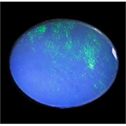 1.63ct Australian Black Opal Doublet Full Fire (GEM-22397D)