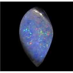 3.75ct Australian Black Opal Doublet Full Fire (GEM-22396C)