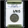 Image 3 : 1994 Washington 25c Quarter Coin Graded GEM (COI-6905)