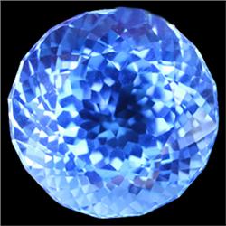 105.4ct Big Size Sky Blue Round Cut Quartz (GEM-23165)