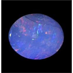 3.02ct Australian Black Opal Doublet Full Fire (GEM-22598C)