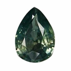 2.12ct Elegant Yellow Green Sapphire Pear (GEM-19577)
