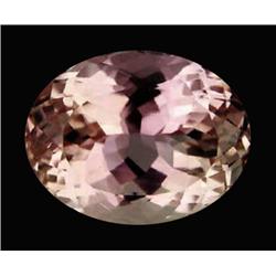 7.70ct Flawless Oval Cut Natural Imperial Pink Kunzite Appraisal Estimate $6160 (GEM-18222)