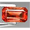 Image 1 : 3.98ct Octagon Cut Orange Red Padparadsha Sapphire Appraisal Estimate $4776 (GEM-9682)