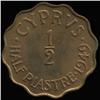 Image 2 : 1949 Cyprus George VI 1/2 Piastre Gem BU (COI-6952)