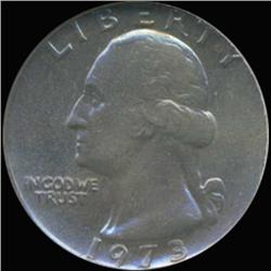 1973 Washington 25c Quarter Coin Graded GEM (COI-6870)