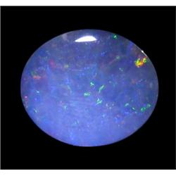 4.13ct Australian Black Opal Doublet Full Fire (GEM-22594A)