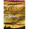 Image 3 : Yellow Silk Ribbon Quilt with Text Motifs